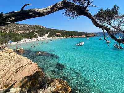 Spiaggia dell' alberello, anchorage in La Maddalena, Italy — photo 2