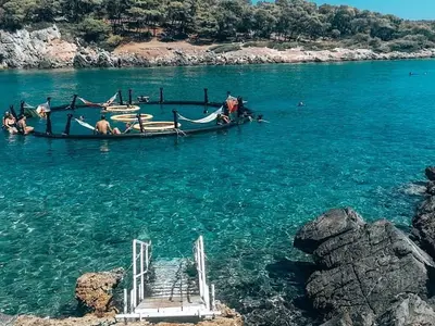 Aponissos Beach, stop in Megalochori, Greece — photo 5
