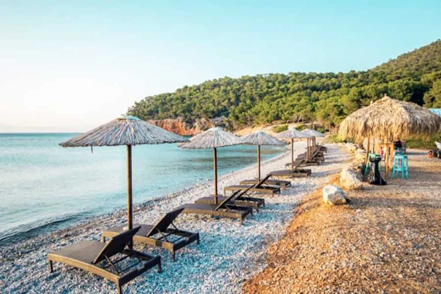 Aponissos Beach, stop in Megalochori, Greece — photo 6