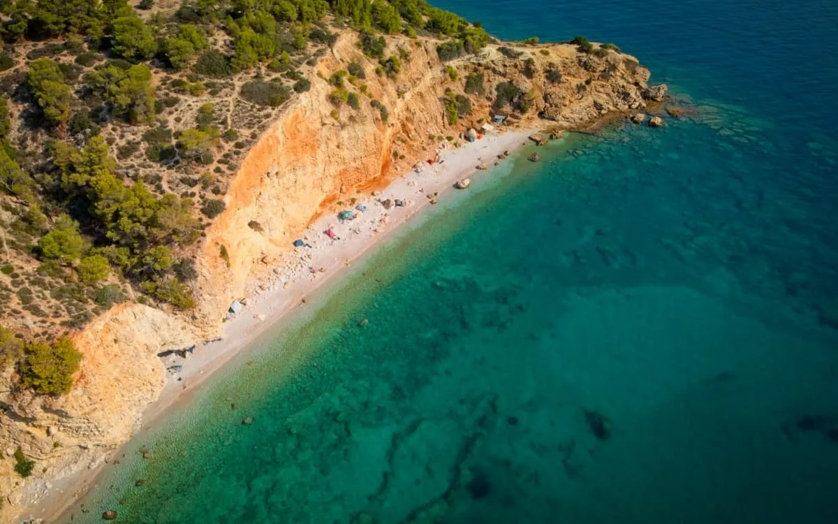 Aponissos Beach, stop in Megalochori, Greece — photo 8
