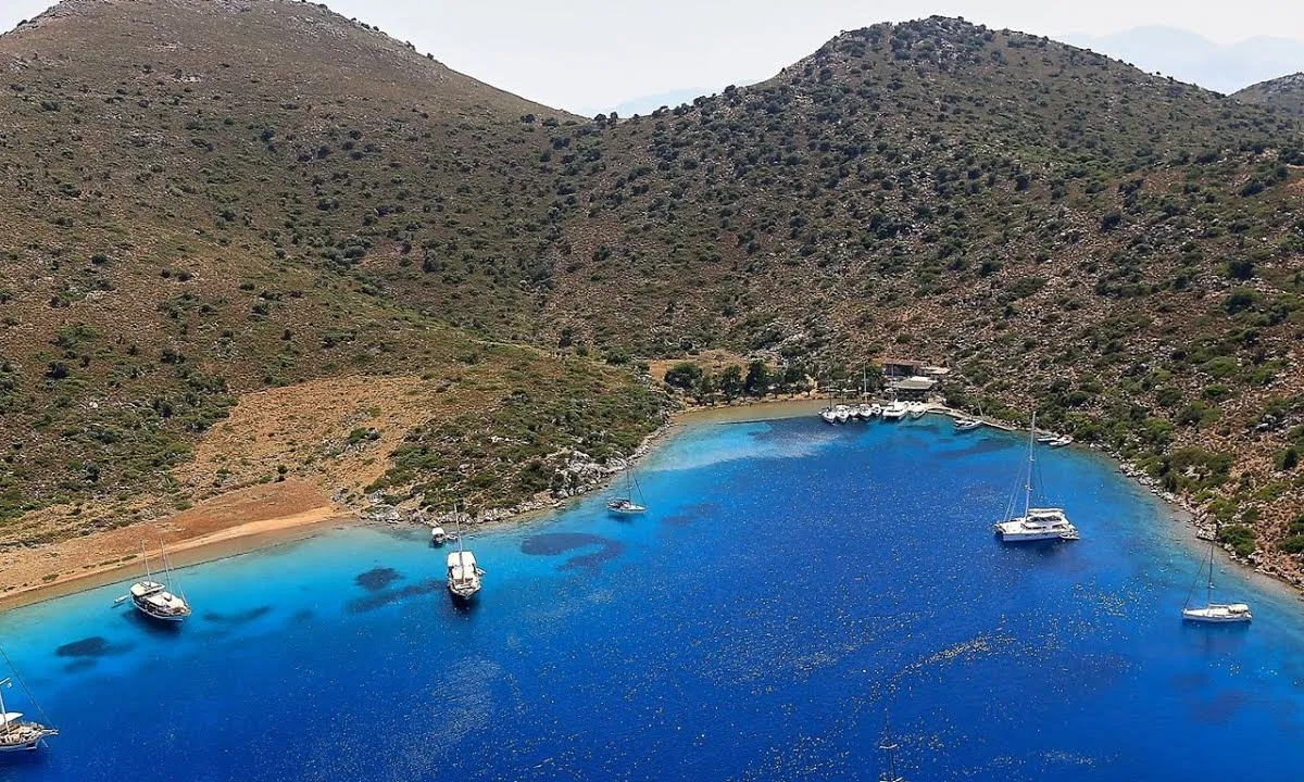 Dirsek Anchorage in Marmaris, Turkey