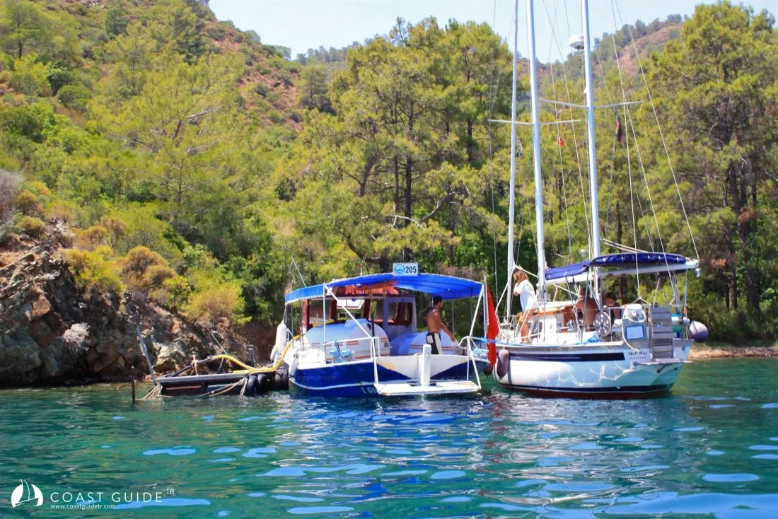 Kargılık Koyu, anchorage in Fethiye, Turkey