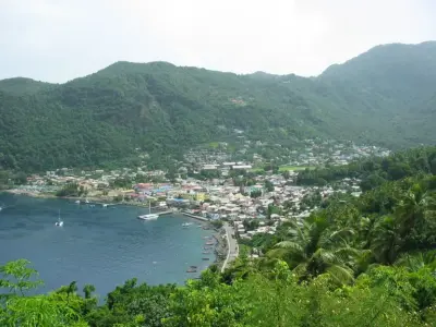Anse des Pitons, anchorage in Soufrière, Saint Lucia — photo 2