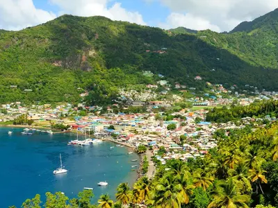 Anse des Pitons, anchorage in Soufrière, Saint Lucia — photo 5