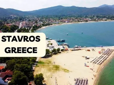 Marmaka Beach, stop in Stavros — photo 2