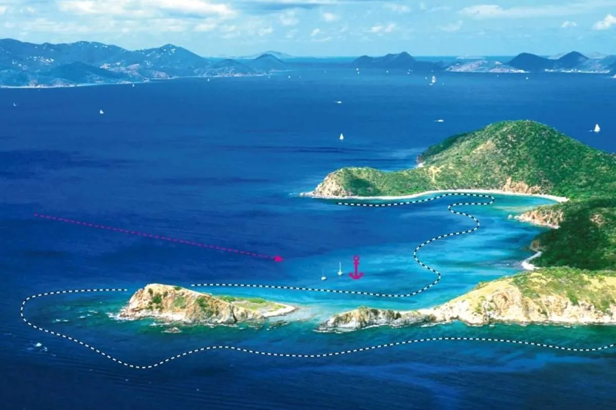 White Bay, anchorage in Road Town, British Virgin Islands