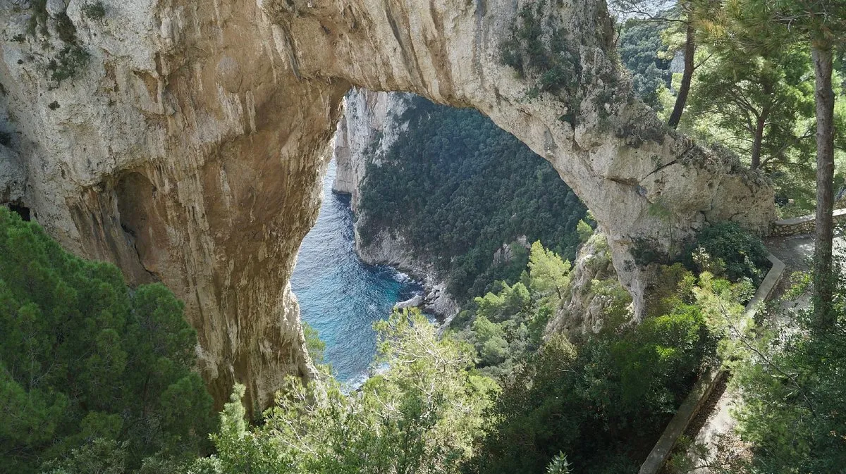 Faraglione di Matermania Anchorage in Capri, Italy