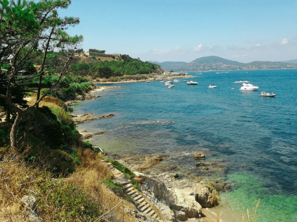Plage de Tahiti, stop in Saint-Tropez, France