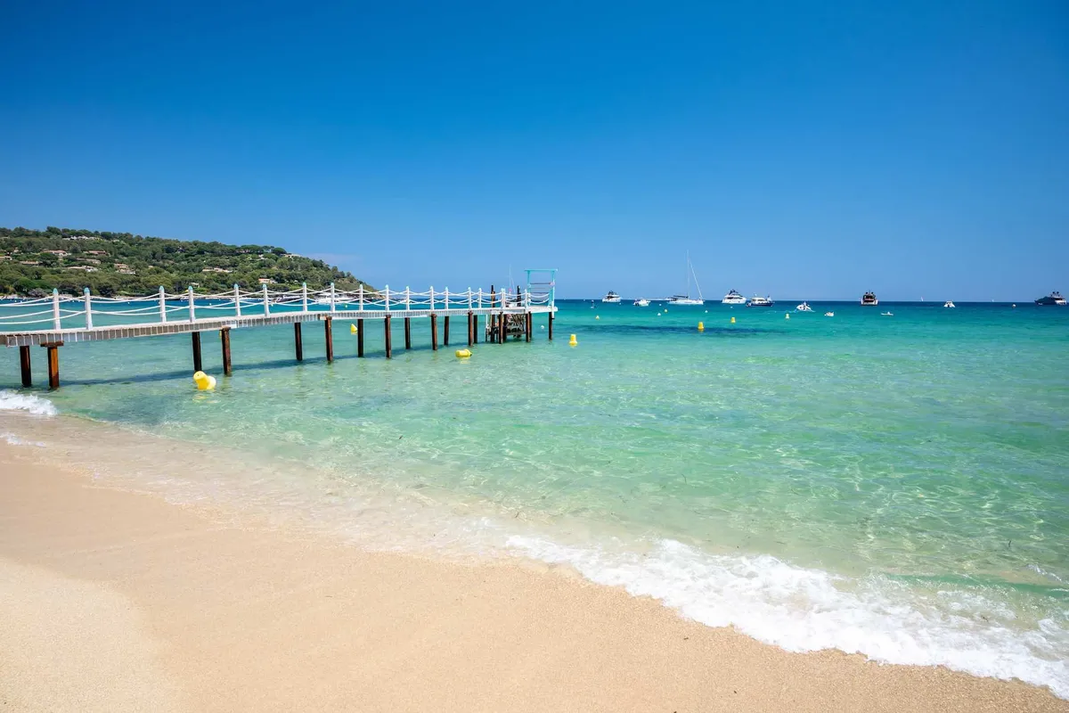 Plage de Tahiti, stop in Saint-Tropez, France — photo 4
