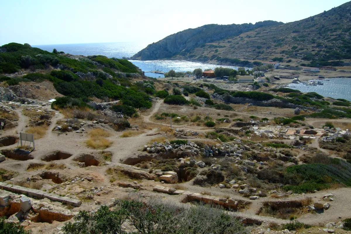 Knidos, stop