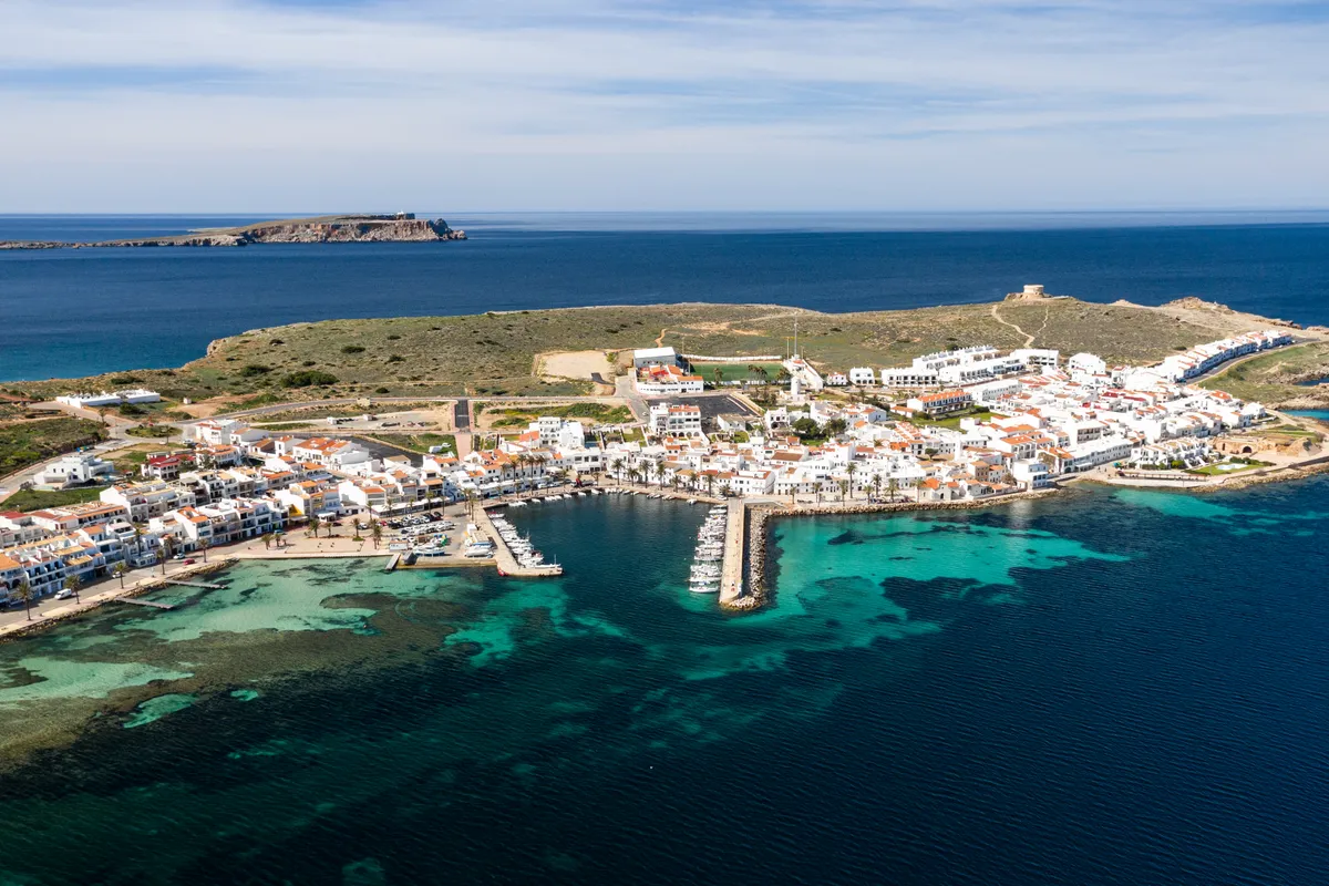 Badia de Fornells, anchorage in es Mercadal, Spain