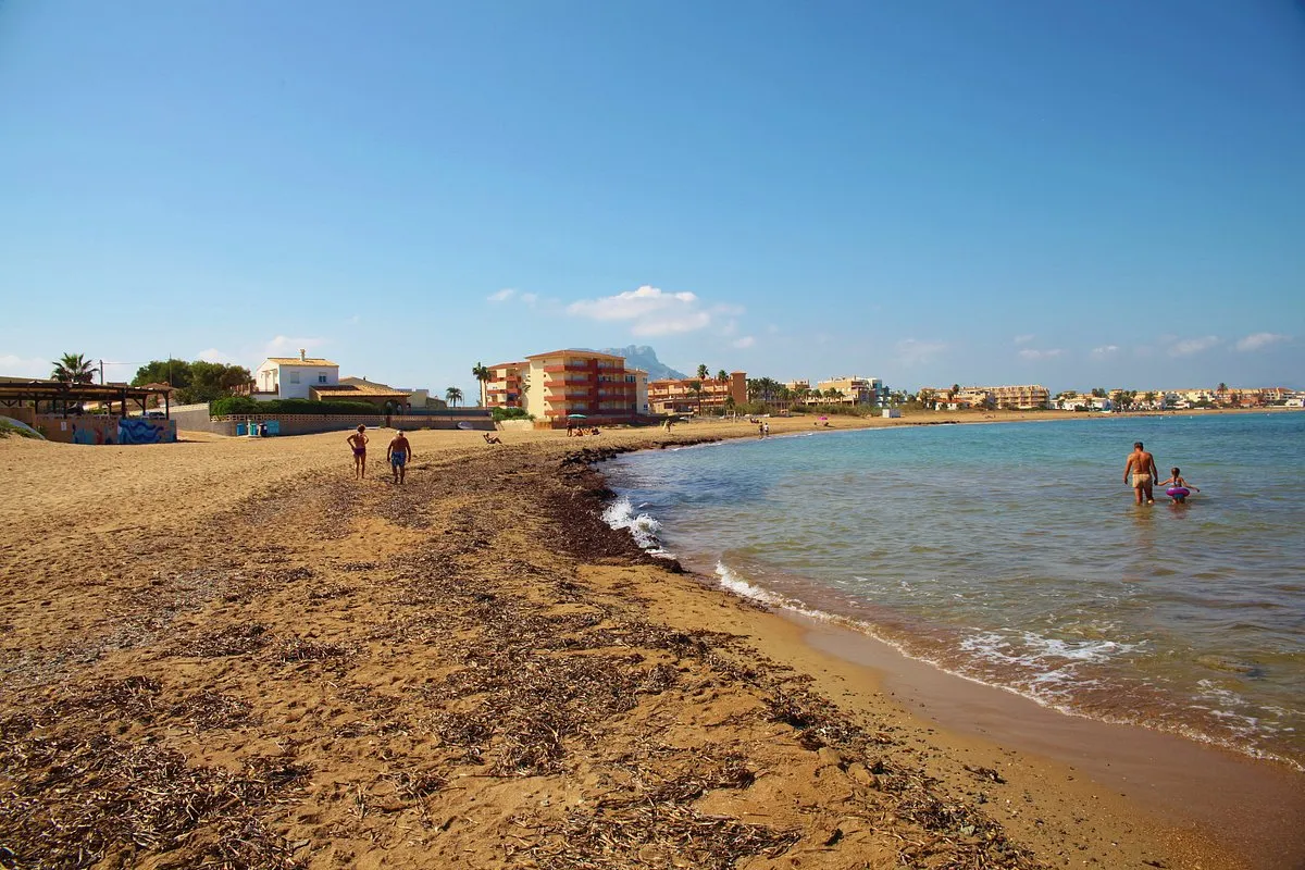 Platja dels Molins, stop in Ibiza, Spain