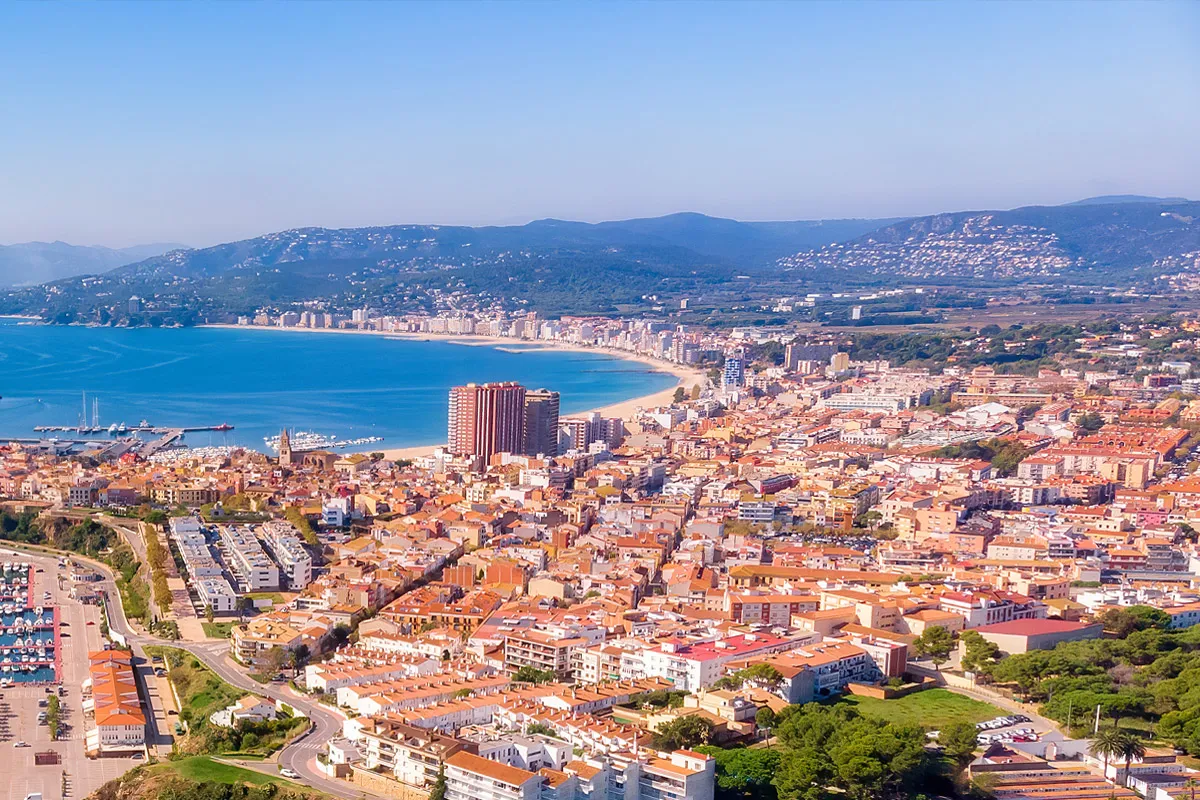 Badia de Palamós, anchorage in Palamós, Spain