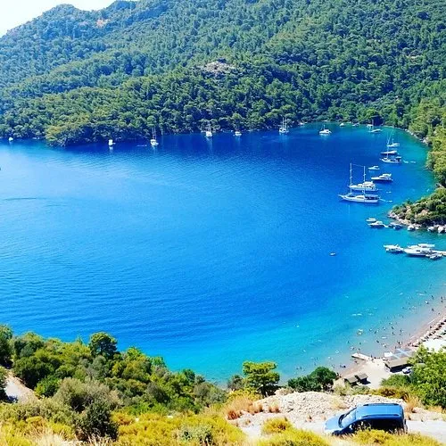Büyükağa Koyu, anchorage in Dalaman, Turkey