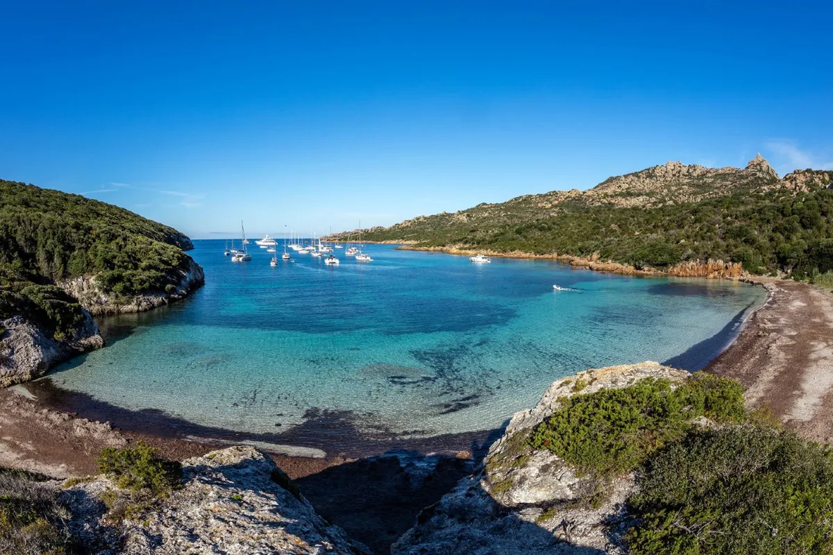 Plage de Paragan, stop in Bonifacio / Bunifaziu, France
