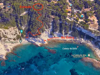 Cala del Francés, anchorage in Xàbia / Jávea, Spain — photo 2