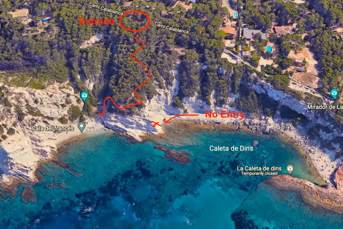 Cala del Francés, anchorage in Xàbia / Jávea, Spain — photo 2