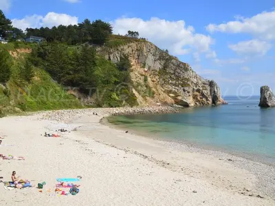 Plage du Porzic, stop in France — photo 2