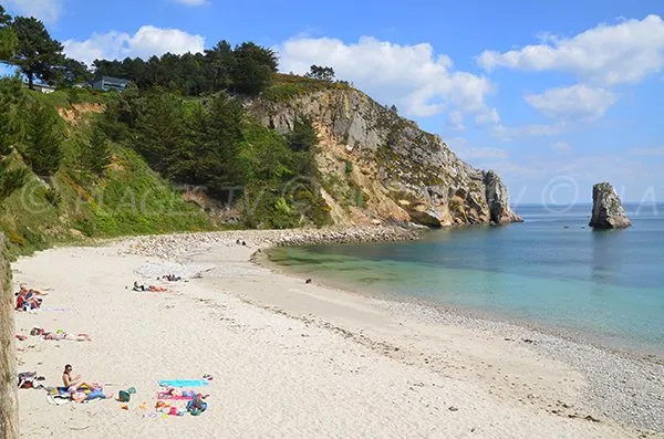 Plage du Porzic, stop in France — photo 2