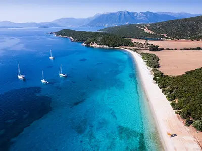 Vathiavali Beach, stop in Municipal Unit of Palairos, Greece — photo 5