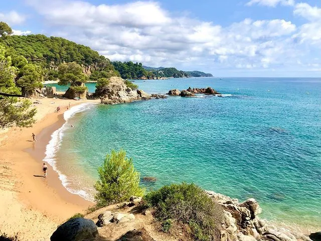 Cala des Malgrat, anchorage in Spain