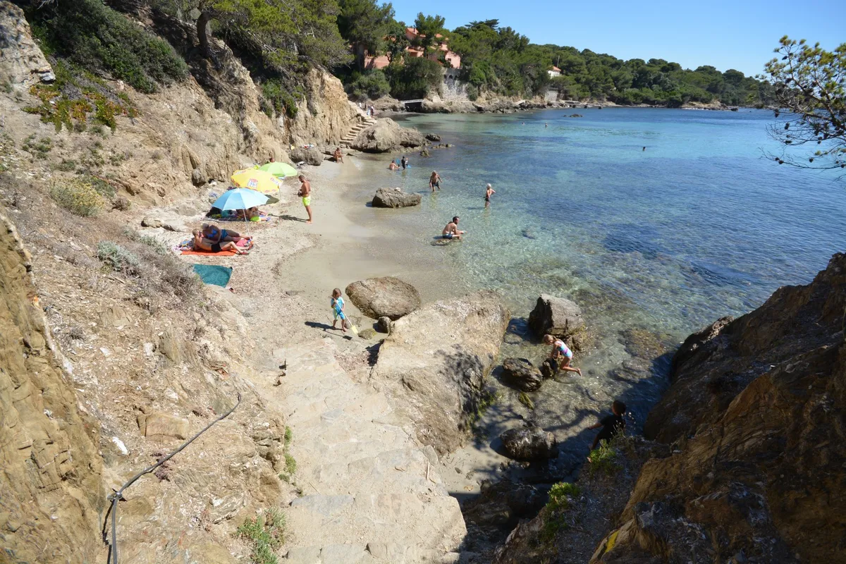 Plage du Bouvet, stop in Hyères