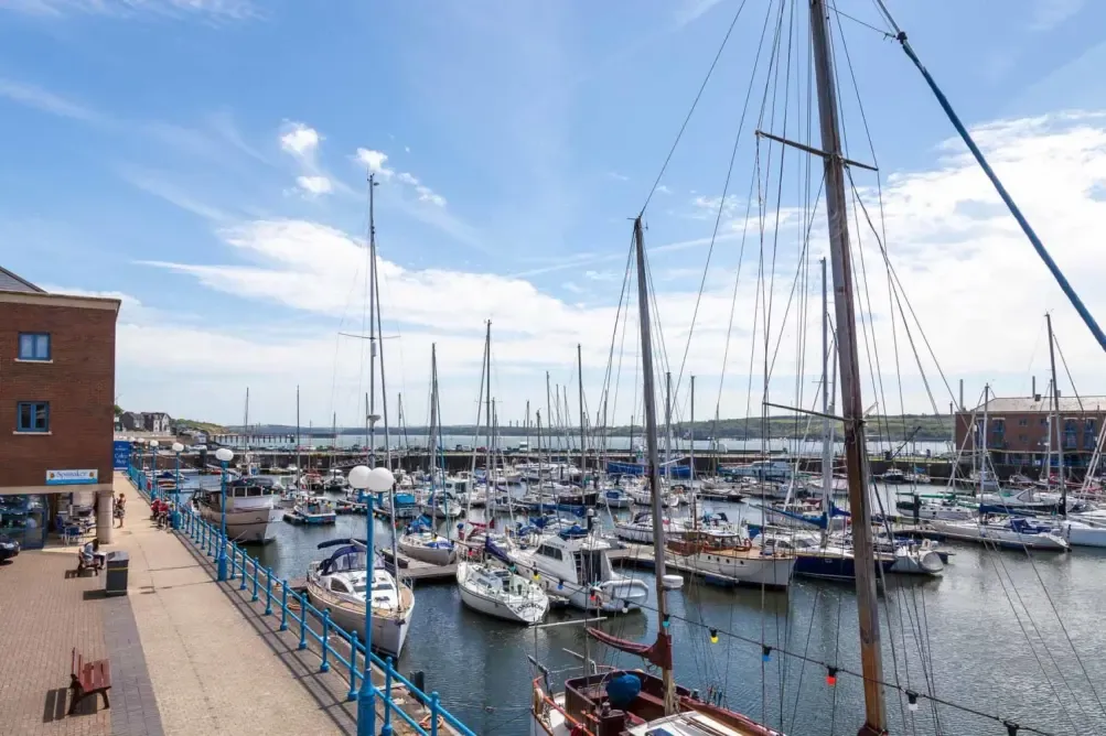Milford Marina in Milford Haven, United Kingdom
