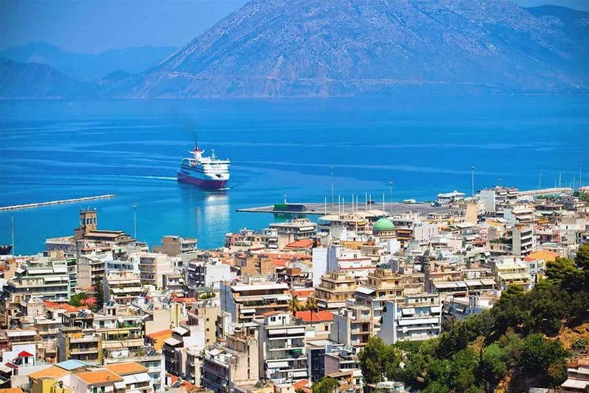 Voreios Limenas Patron, harbour in Municipal Unit of Patras, Greece