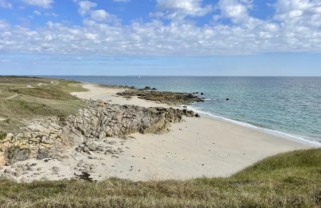 La Plage bleue, stop in Hœdic, France
