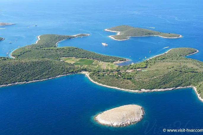 Uvala Vlaka, anchorage in Hvar town, Croatia