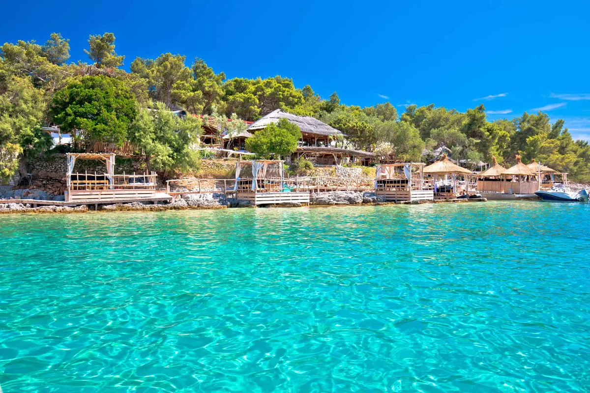 Luka Palmižana, stop in Hvar town, Croatia