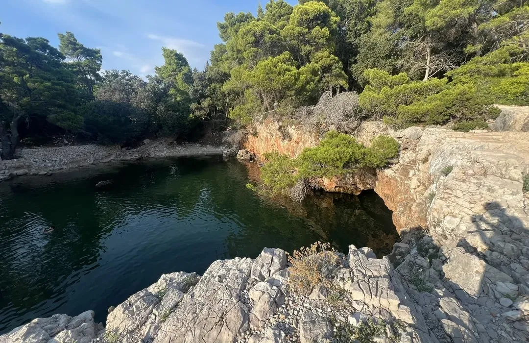 Uvala Gornja Bočina, anchorage in Dubrovnik, Croatia