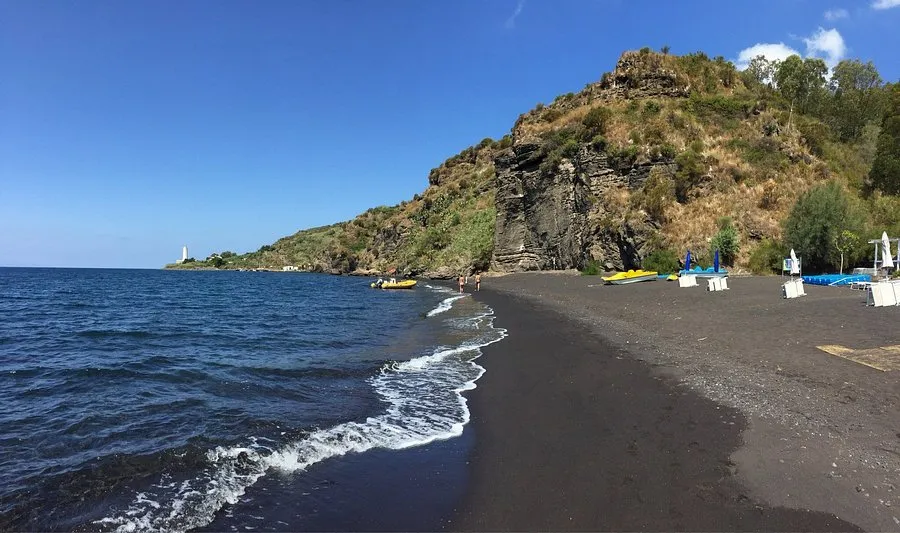 Spiaggia dell'Asino, stop in Lipari, Italy