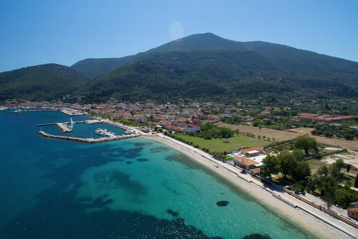 Karavomylos, stop in Sami Municipal Unit, Greece