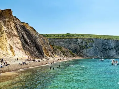 Alum Bay Beach, stop in United Kingdom — photo 5