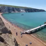 Alum Bay Beach