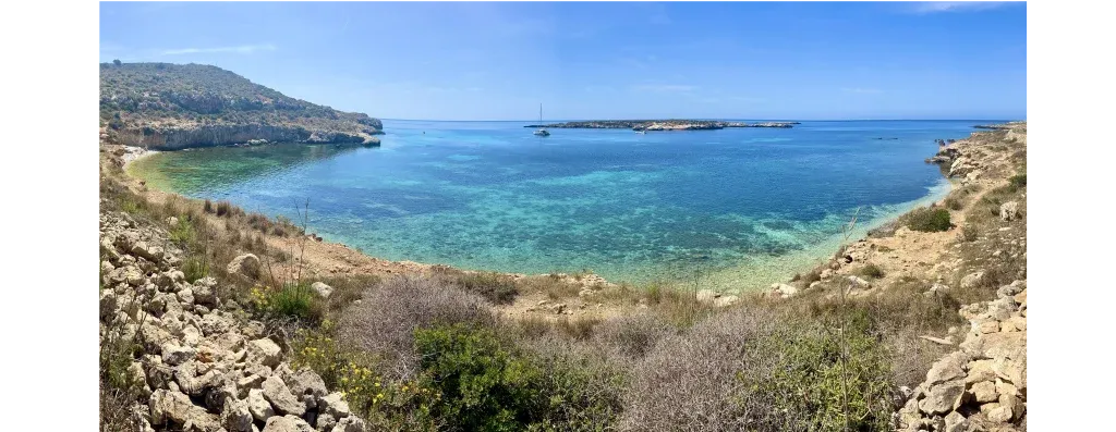 Baia del Preveto, anchorage in Italy