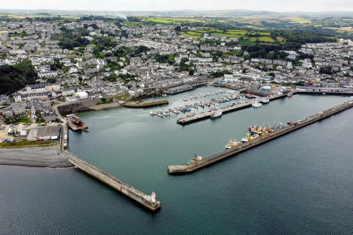 Newlyn Harbour in United Kingdom