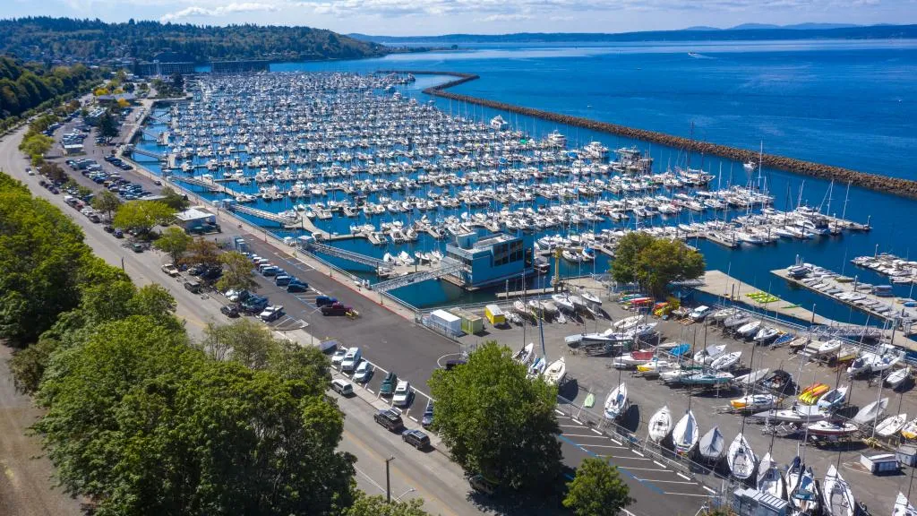 Shilshole Bay Marina in Seattle, United States