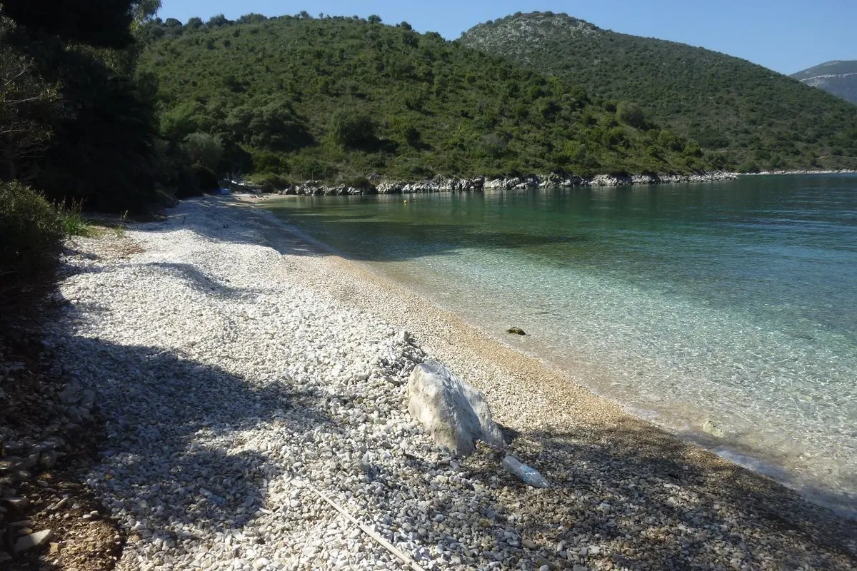 Mnimata Beach, stop in Greece