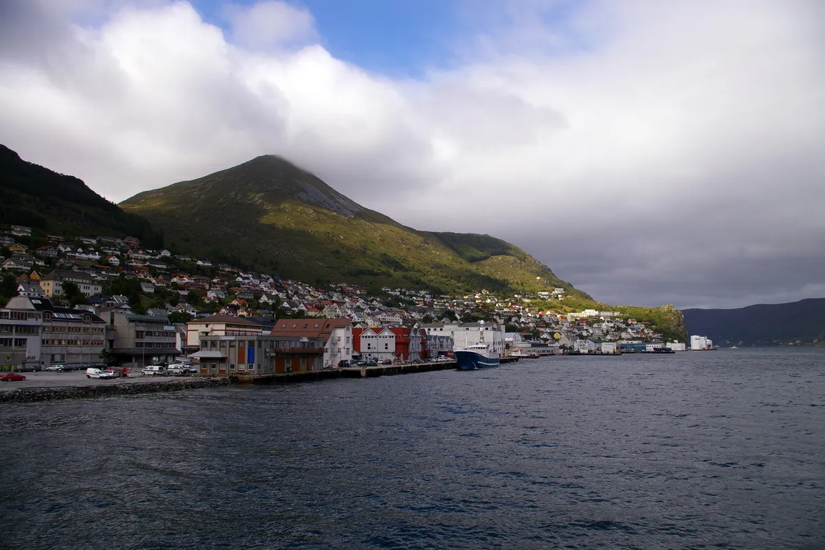 Måløy Harbour in Norway