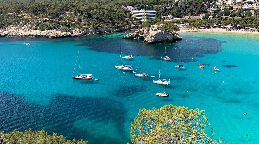 Cala Galdana, anchorage in Spain