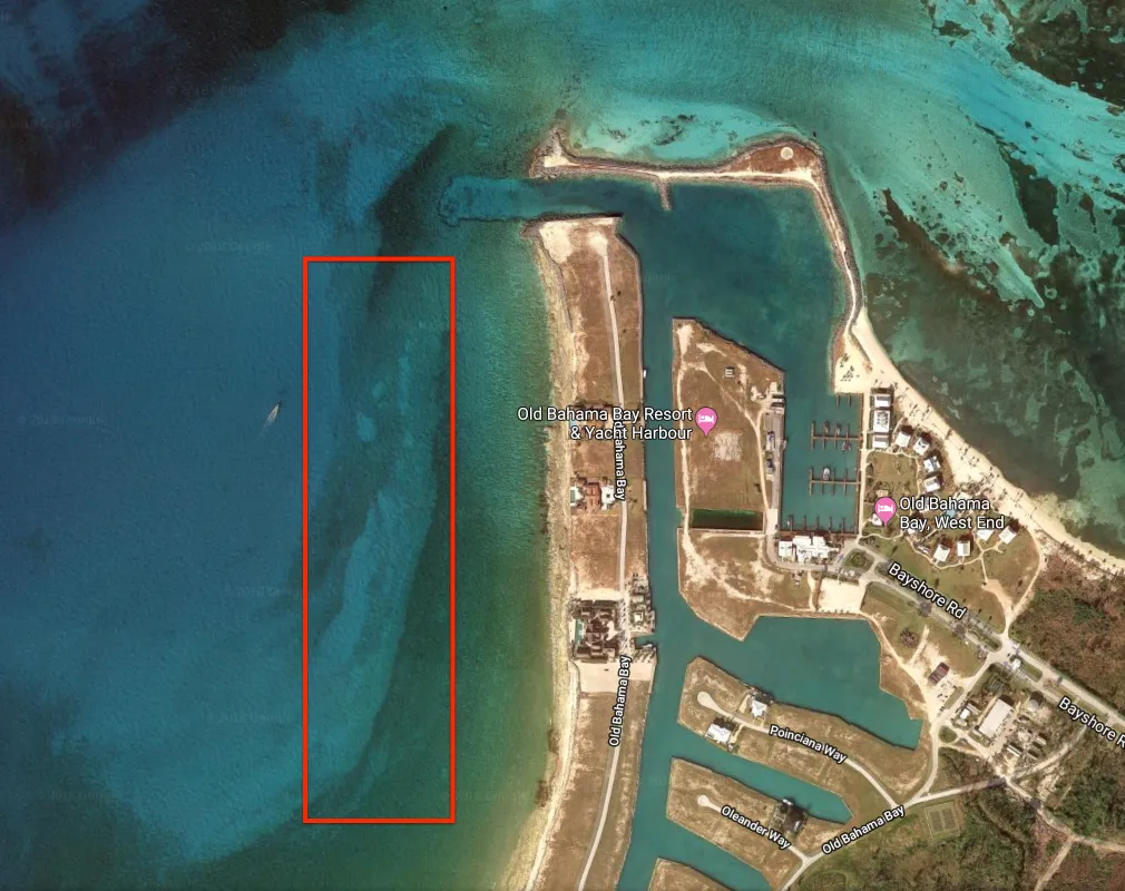 West End Anchorage in West Grand Bahama, Bahamas