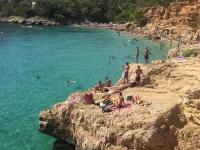 Cala Codolar, anchorage in Cala de Bou, Spain — photo 2