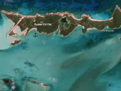 Rudder Cut Cay Anchorage in Exuma, Bahamas — photo 4