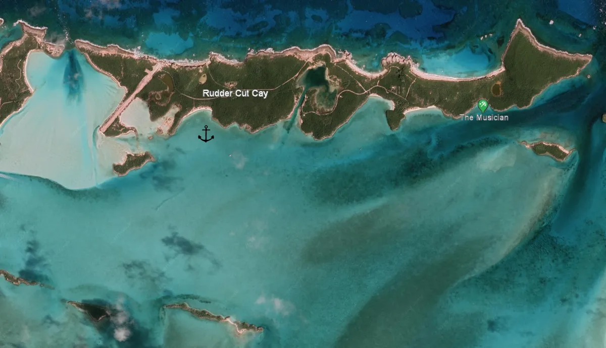 Rudder Cut Cay Anchorage in Exuma, Bahamas — photo 4