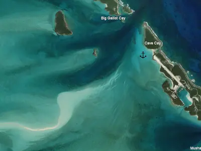 Rudder Cut Cay Anchorage in Exuma, Bahamas — photo 3