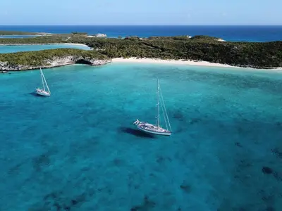 Rudder Cut Cay Anchorage in Exuma, Bahamas — photo 5