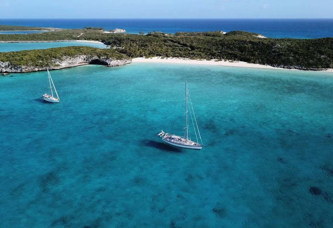 Rudder Cut Cay Anchorage in Exuma, Bahamas — photo 5