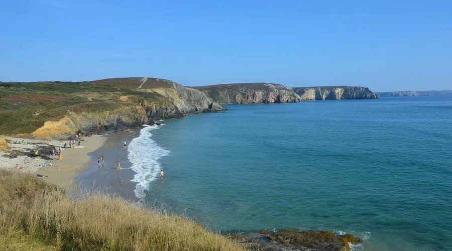 Plage du Veryac'h, stop in France